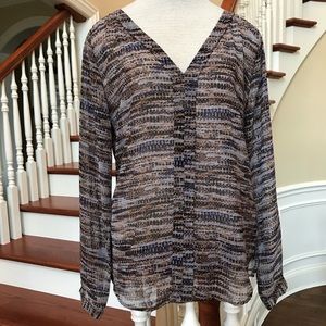 Evereve / Veronica M Boho Style Top Blouse Med